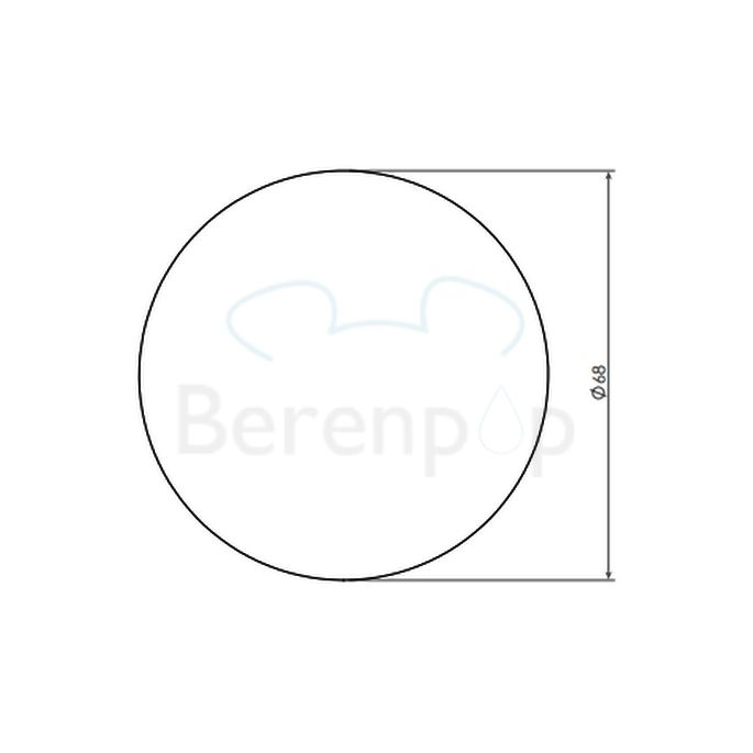 Clou InBe IB0651004 plug chroom