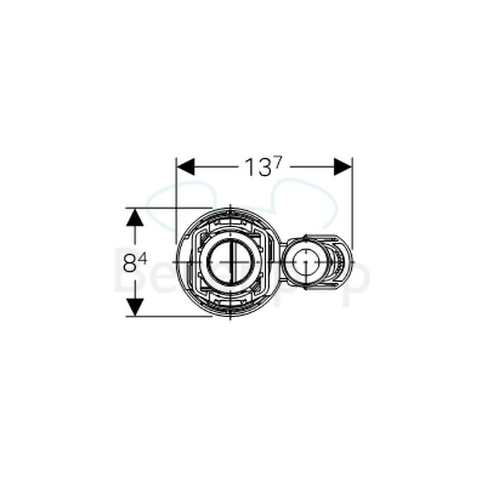 Geberit 282320212 Type 290 spoelmechanisme