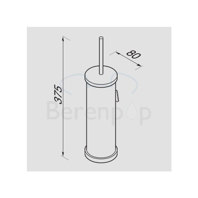 Geesa Nelio 680002115 accessoireset (toiletset) chroom