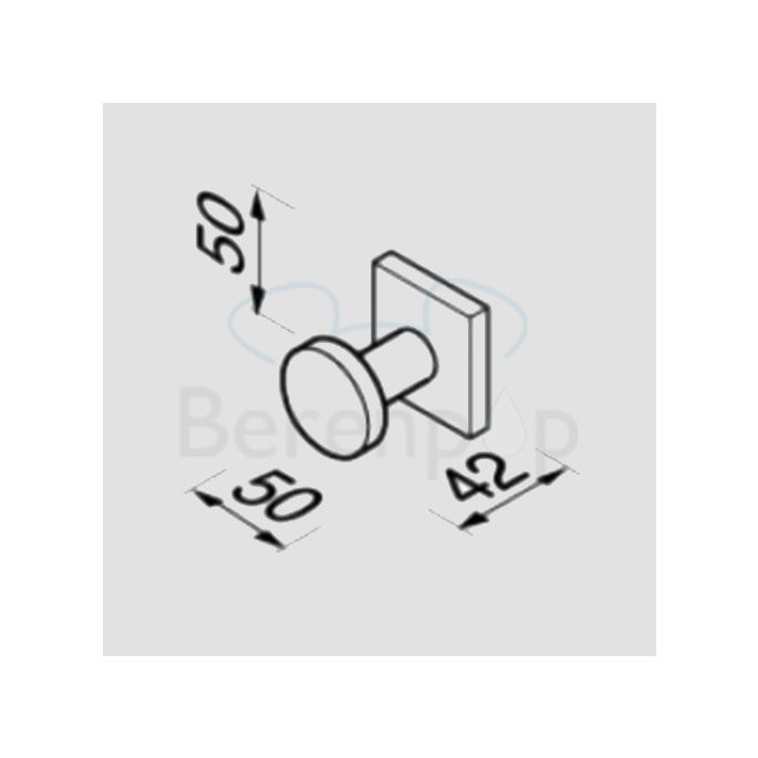 Geesa Nelio 680002115 accessoireset (toiletset) chroom