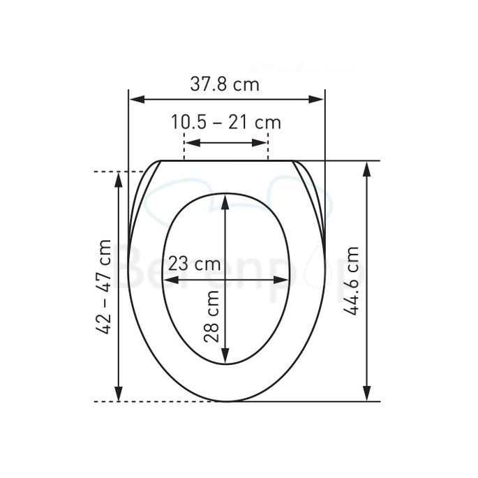 Diaqua Brillant 31171710 toiletzitting met deksel shiny motief Kaleidoscope