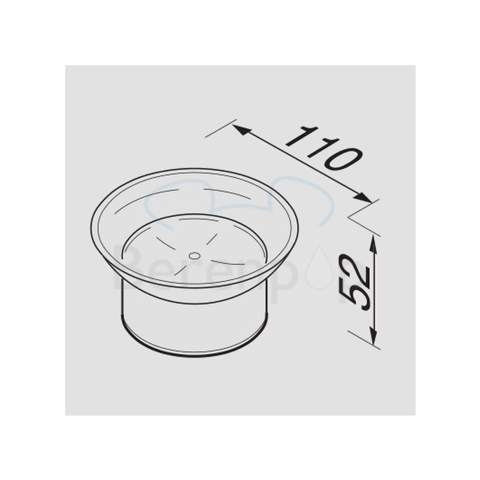 Geesa Nemox 653202 zeephouder chroom