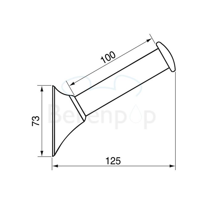 Handicare (Linido) LI2635000602 toiletrolhouder kunststof wit