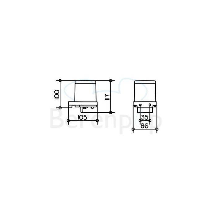 Keuco Moll 12752010100 lotiondispenser 180ml chroom/ wit