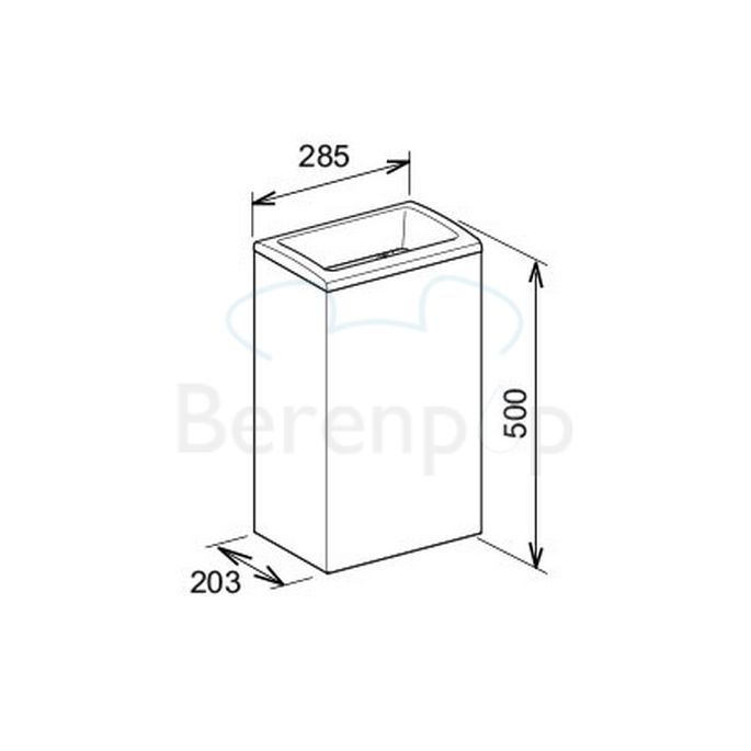 Keuco Moll 12788010000 afvalbak 25L roestvrij staal gepolijst/ wit