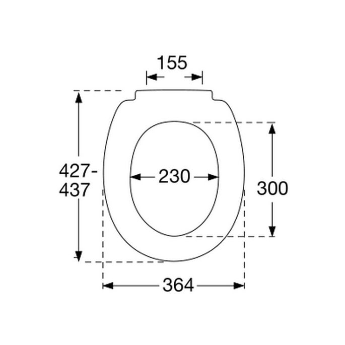 Pressalit 716 716000-D94999 toiletzitting met deksel wit