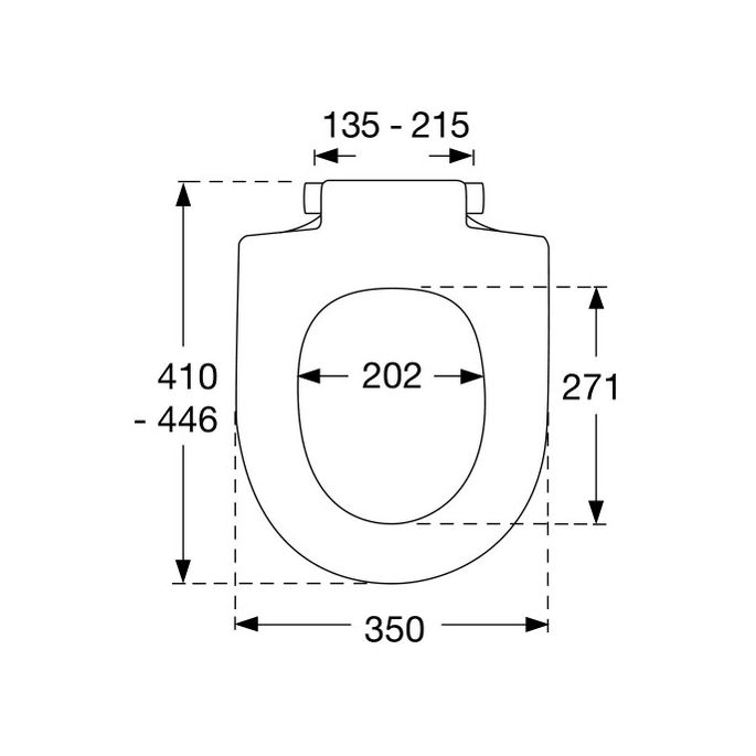 Pressalit Delight 492000-D02999 toiletzitting met deksel wit