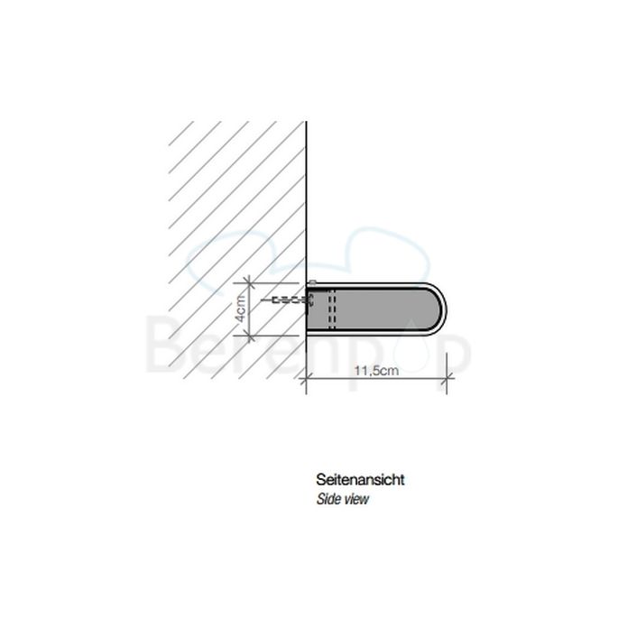 Decor Walther 0330034 BOOK 15 LED wandlamp dimbaar 15x11,5cm geborsteld nikkel