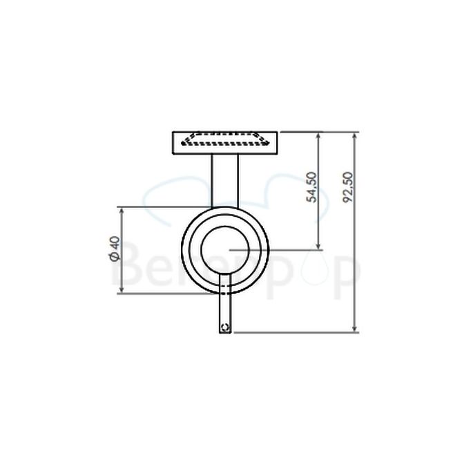 Clou Sjokker SJ092604501 zeepdispenser 100cc wand chroom (OUTLET)