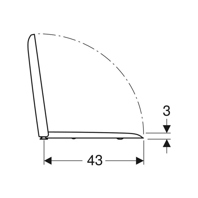 Geberit Icon 571910000 toiletzitting met deksel wit