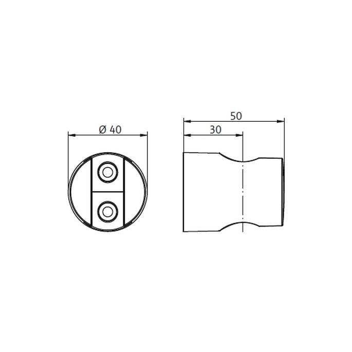 HSK Shower & Co! 1000109 showerset 1.09 rond (badthermostaat + badset) chroom