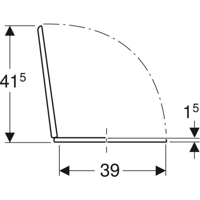 Geberit Bambini 573334000 toiletzitting (kinderzitting) met deksel wit