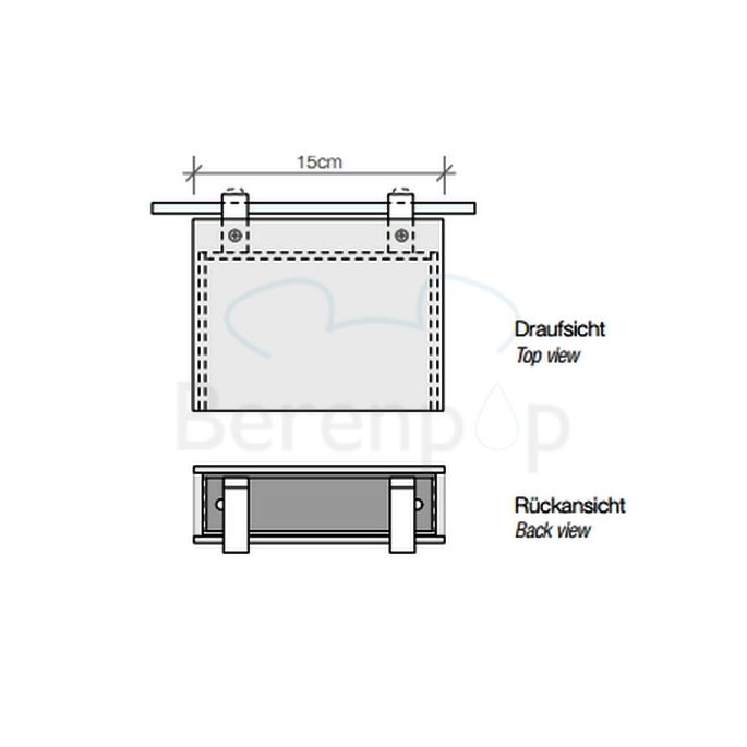 Decor Walther 0419400 BOOK 1-15 LED spiegellamp dimbaar 15x11,5cm chroom