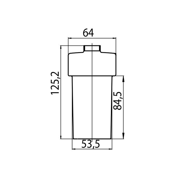 Emco 122100090 glasdeel zeepdispenser helder