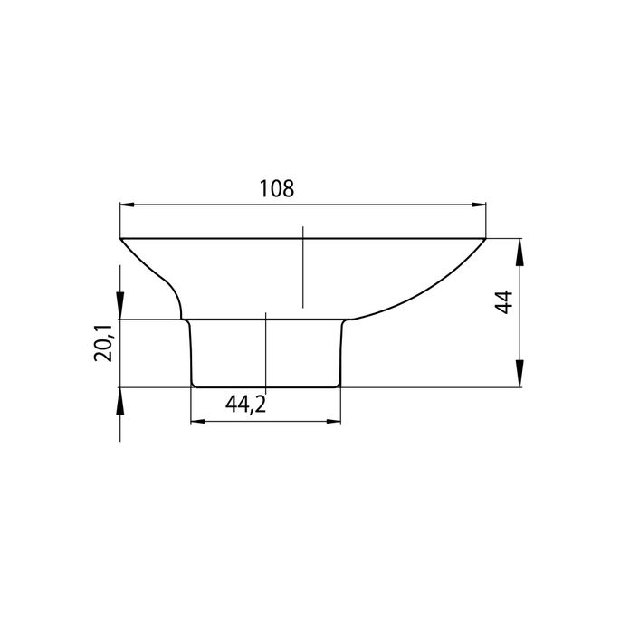 Emco Classic 293000090 zeepschaal helder