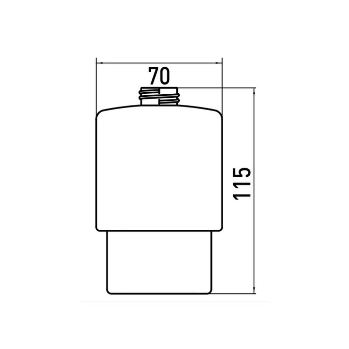 Emco Loft - Trend 052100090 glasdeel zeepdispenser gesatineerd