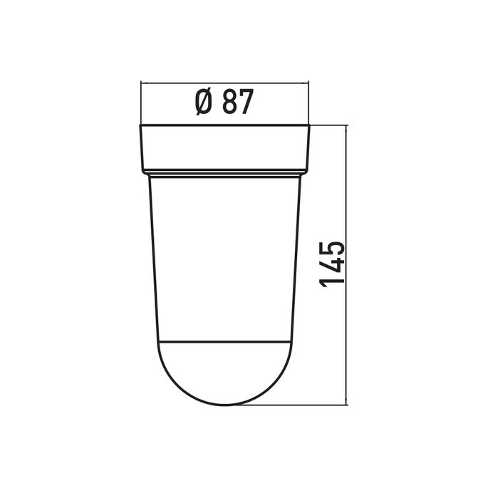 Emco Polo 071500091 borstelglas gesatineerd