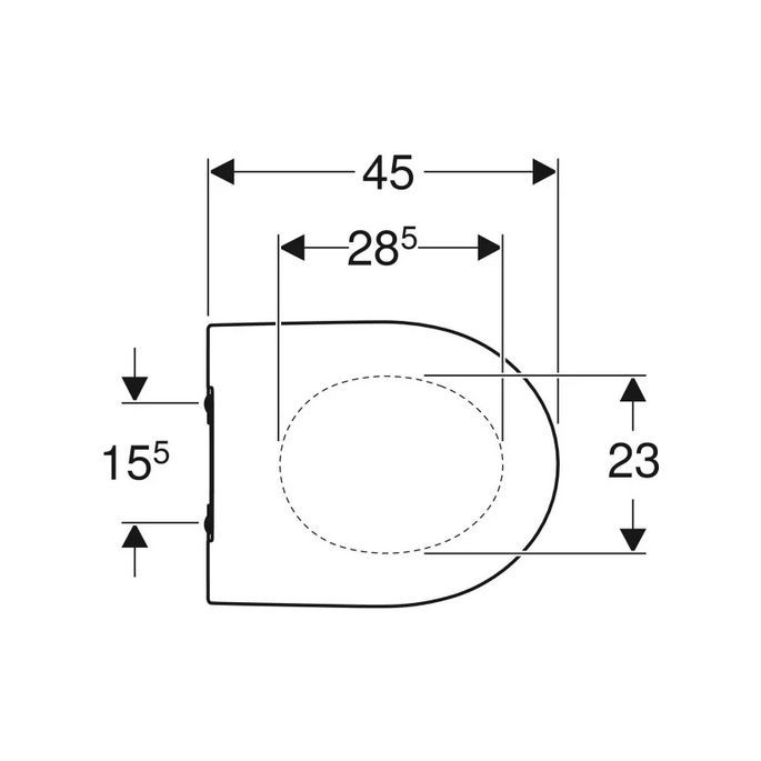 Geberit Icon 500835011 slimseat toiletzitting met deksel wit
