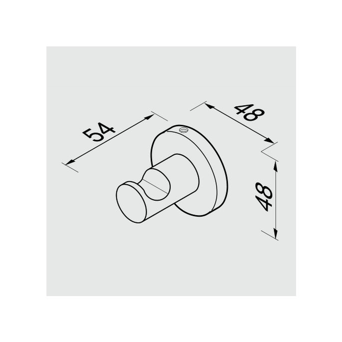 Geesa Nemox 91656702 haak chroom