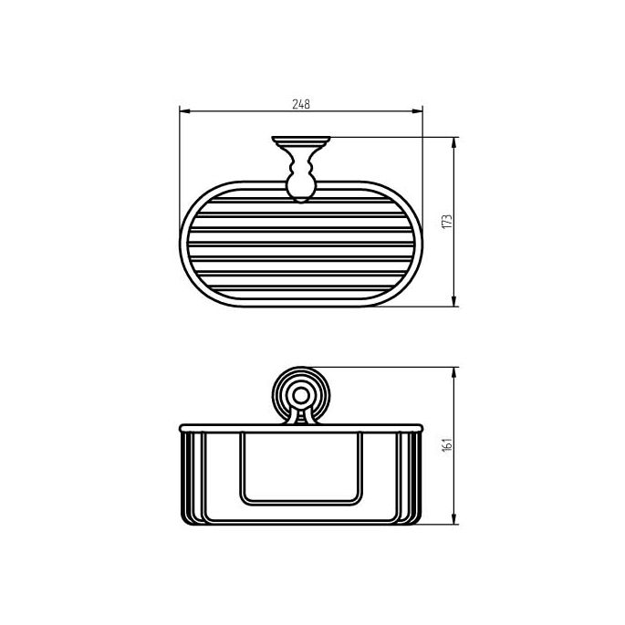 Haceka Allure 1208472 flaconhouder RVS geborsteld