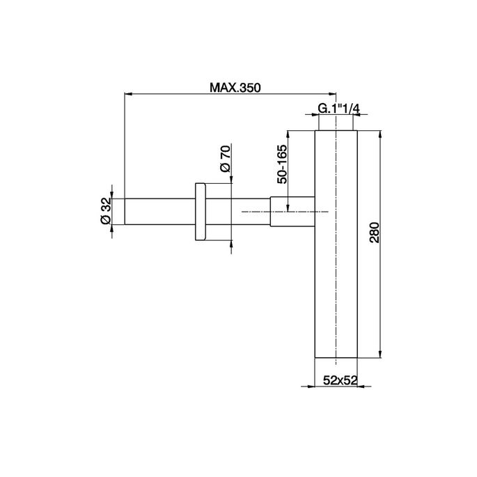 Pure DB3025-IN sifon inox
