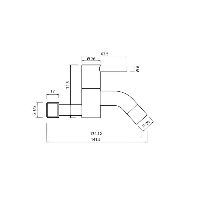 Pure Duero DU2001 fonteinkraan chroom