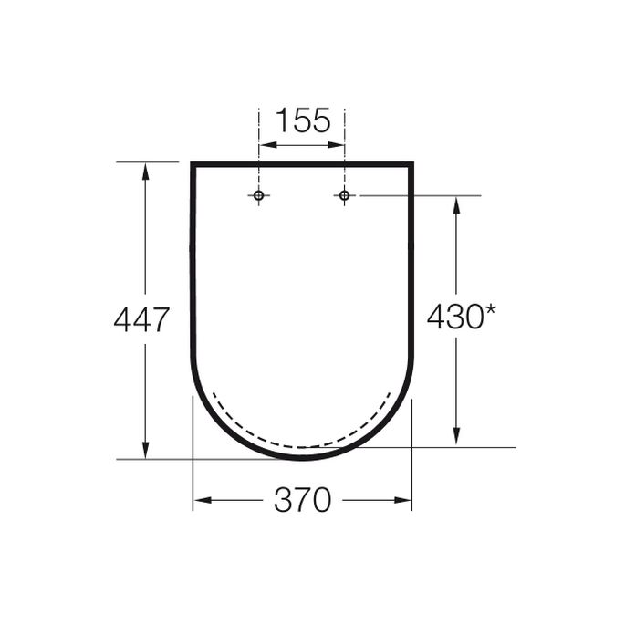 Roca Access A801230004 toiletzitting met deksel wit
