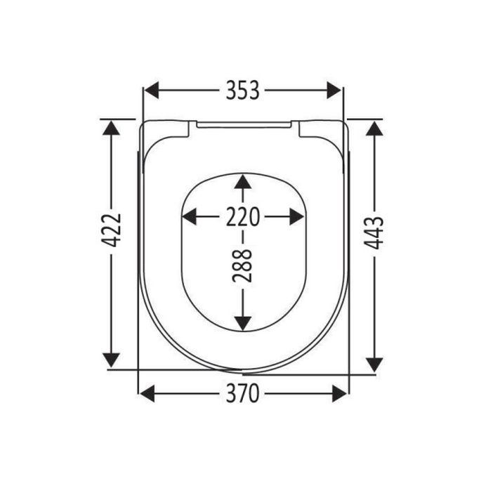 Villeroy en Boch O.Novo Vita 9M7261P1 toiletzitting met deksel blauw (Blue AntiBac)