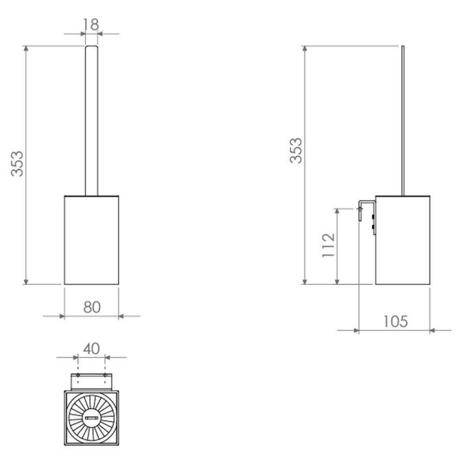 Clou Fold CL09040992901 accessoireset (4-delig) chroom