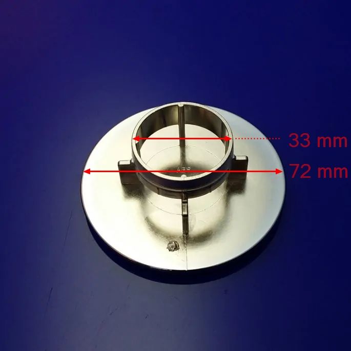 Sphinx S8H928010 afdekkapje voor wastafel afvoerplug chroom