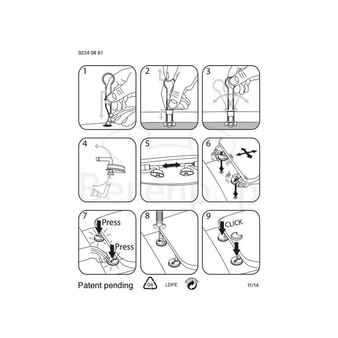 Villeroy en Boch Omnia Architectura Compact 9M66E101 toiletzitting met deksel wit