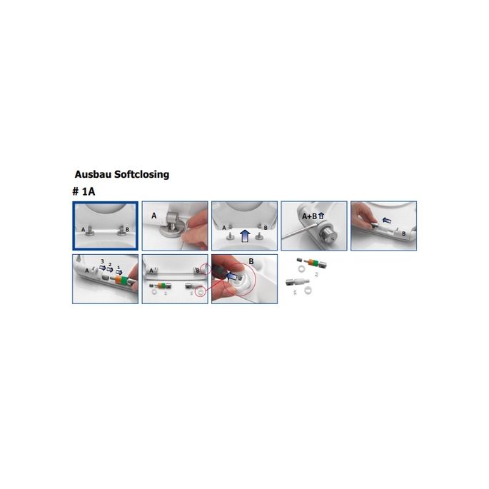 Ideal Standard Connect EV26667 softclose demperset t.b.v. toiletzitting (tot 11 / 2010)