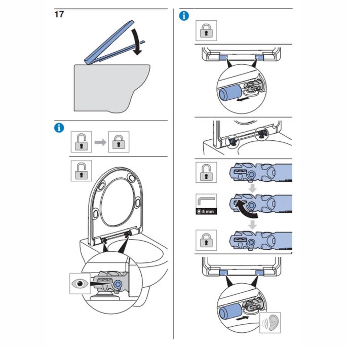 Geberit Renova 500836011 toiletzitting met deksel wit