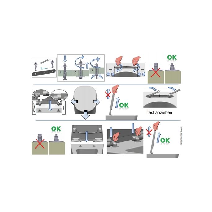 Ideal Standard Mia TV111AA set van 2 scharnieren chroom