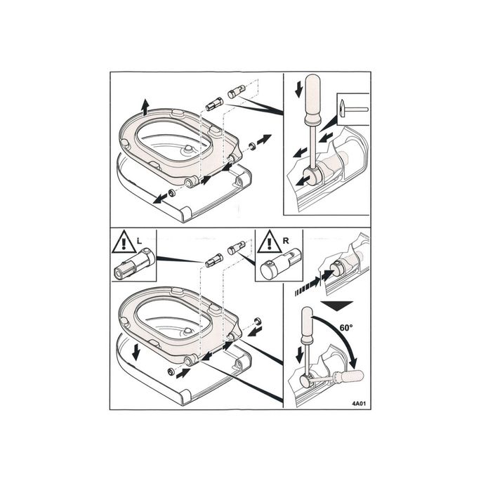 Villeroy en Boch Architectura Vita 92244000 softclose demperset t.b.v. toiletzitting