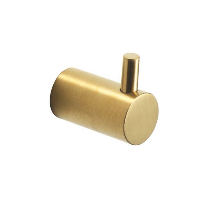 Pressalit Choice Q70150 handdoekhaakje pen geborsteld messing (2 stuks)