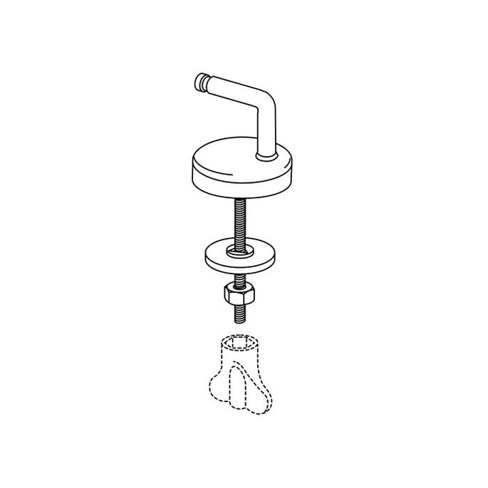 Pressalit 2000 124273-UN3999 toiletzitting met deksel pergamon