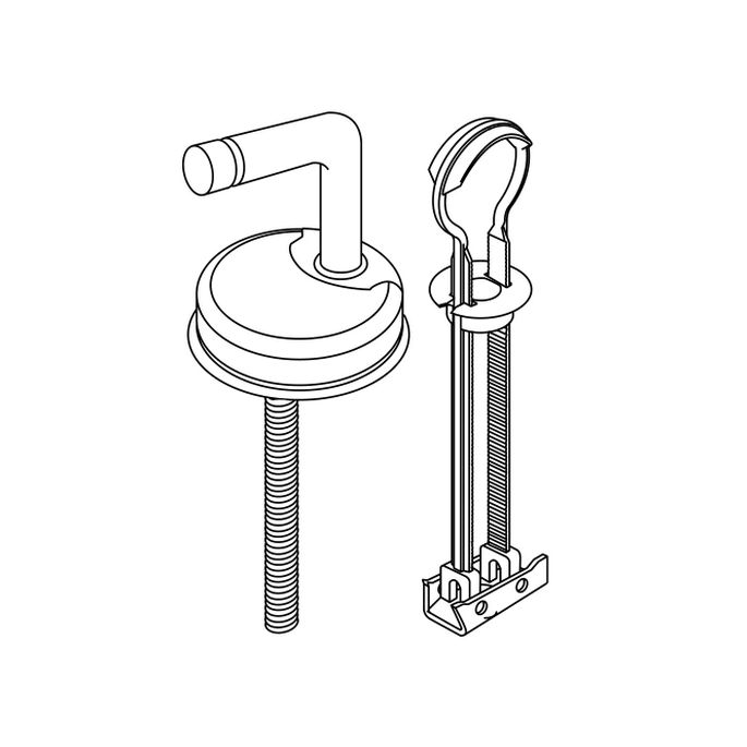 Pressalit Objecta D 172011-BQ6999 toiletzitting met deksel wit polygiene