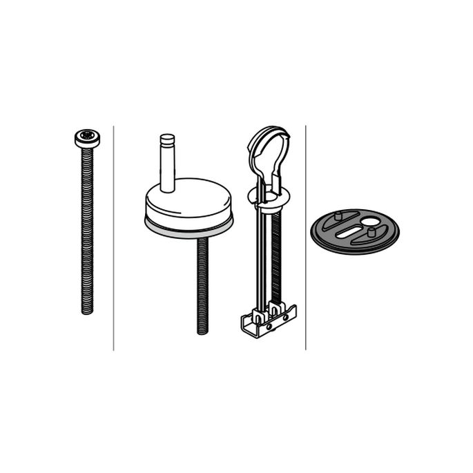 Pressalit T Soft 742000-D02999 toiletzitting met deksel wit