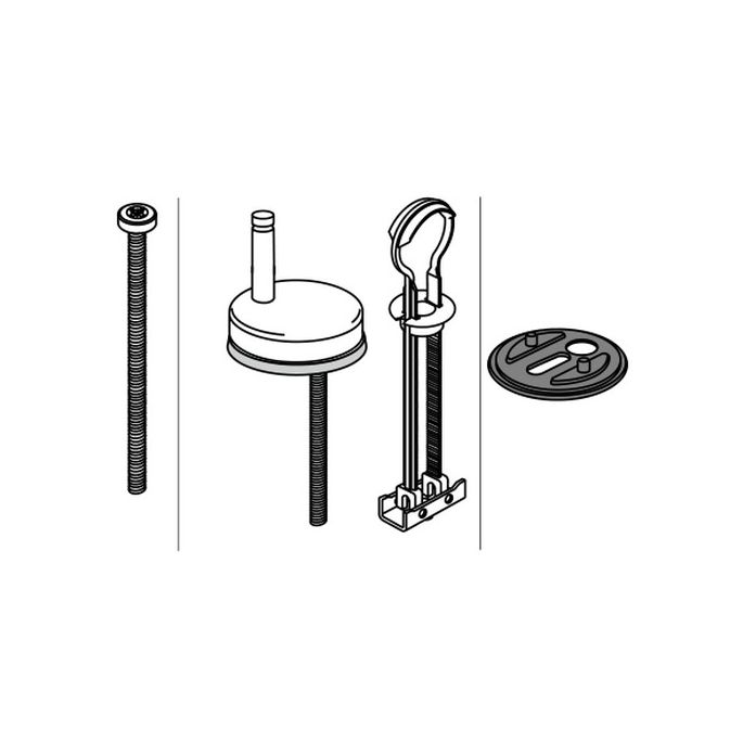 Pressalit Delight 492000-D02999 toiletzitting met deksel wit (OUTLET)