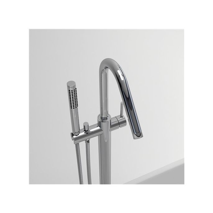 Clou Xo CL060400729 type 7 vrijstaande badkraan met handdouche chroom