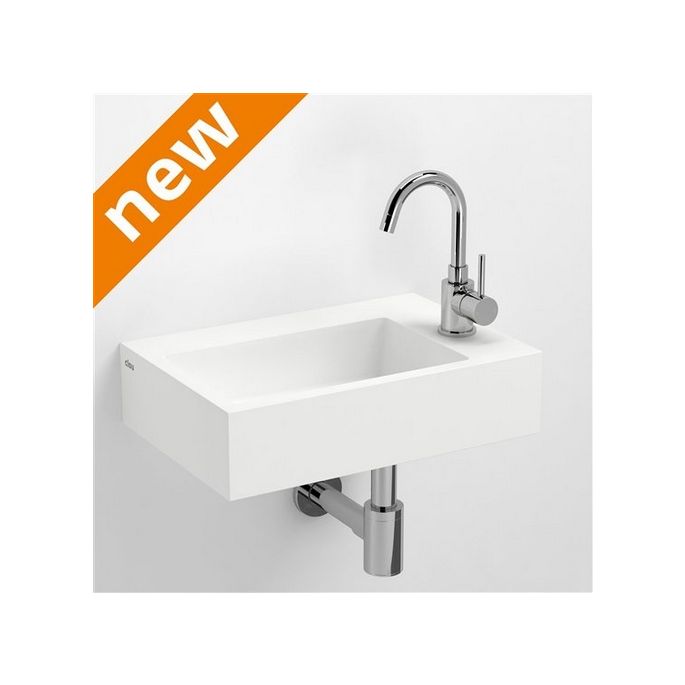 Clou Flush 2 Plus CL0313221 aluite fontein 42,5cm wit