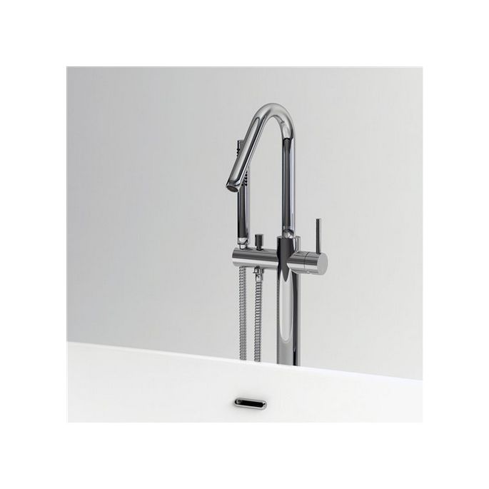 Clou Xo CL060400729 type 7 vrijstaande badkraan met handdouche chroom