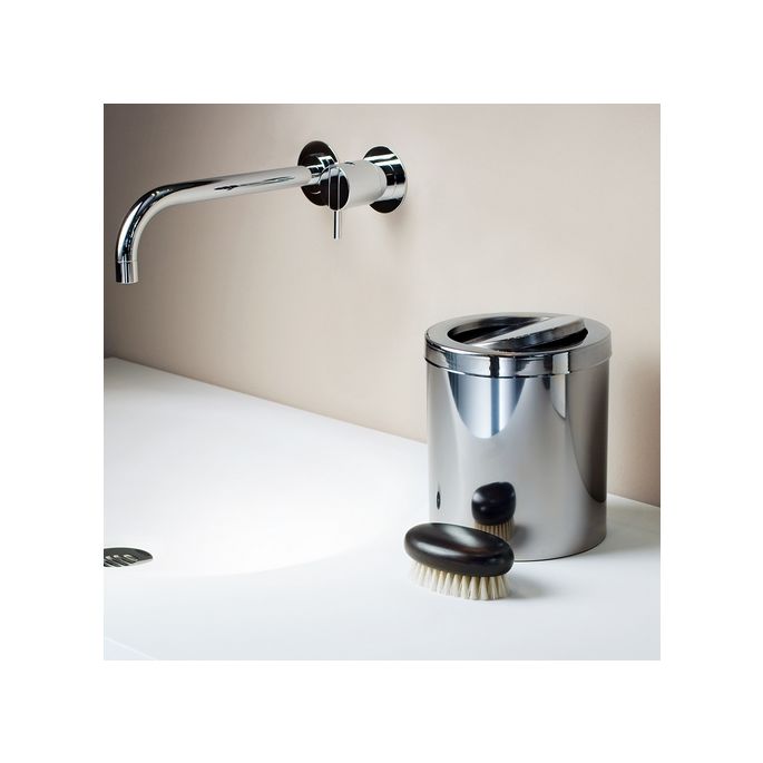 Decor Walther 0611076 DW 1240 afvalbak met swingdeksel 16xø14,5cm RVS geborsteld