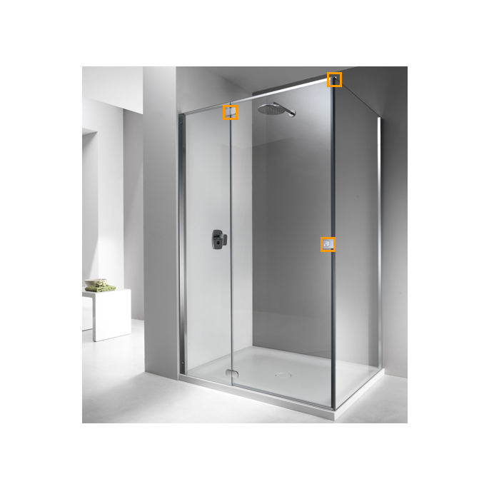 Provex Flat 1330SA05F onderdorpelset chroom