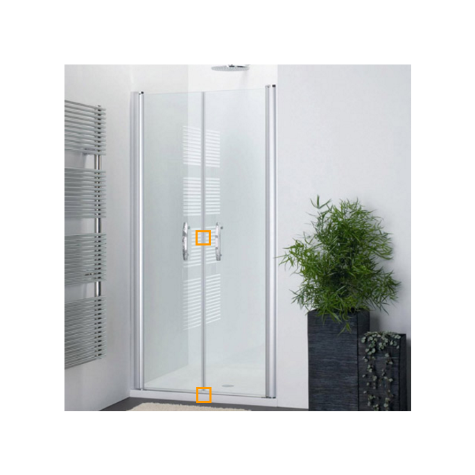 Provex 1246SA00F afwateringsstrip 120cm, 18mm hoog, transparant, voor glasdikte 6mm