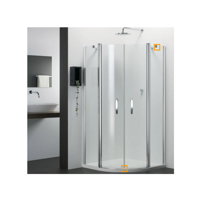 Provex 1246SA00F afwateringsstrip 120cm, 18mm hoog, transparant, voor glasdikte 6mm