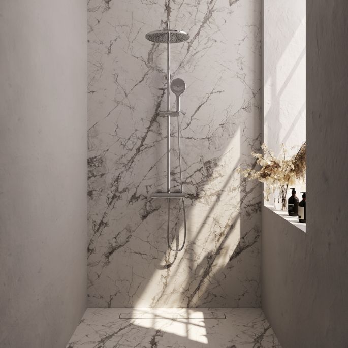 Brauer Edition 5-CE-007-4 opbouw thermostatische regendouche SET 04 chroom