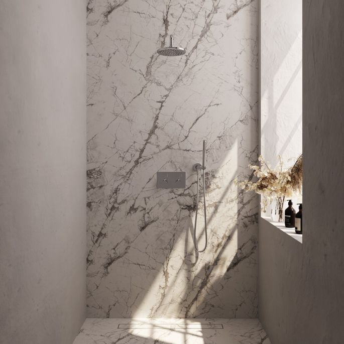 Brauer Edition 5-CE-162 thermostatische inbouw regendouche met drukknoppen SET 51 chroom