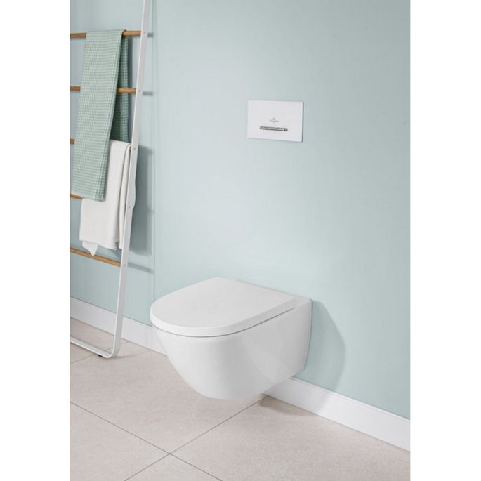 Villeroy en Boch Subway 3.0 8M42S1T1 toiletzitting met deksel white alpine